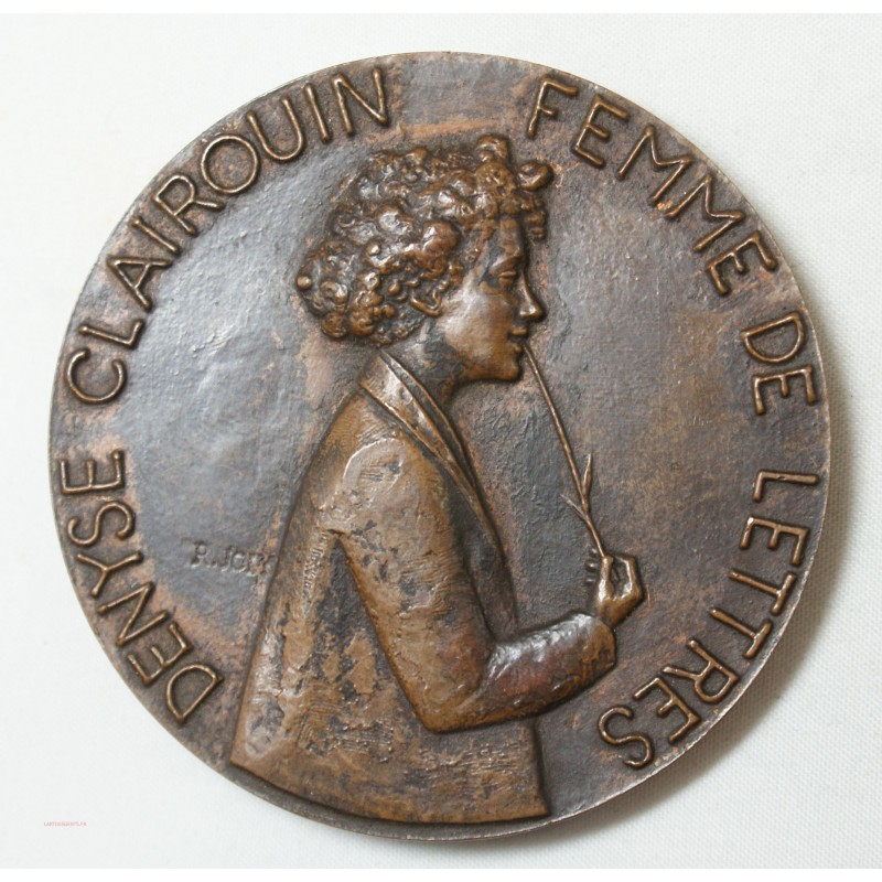 Médaille Denyse CLAIROUIN Femme de lettre 1945 par R. JOLY