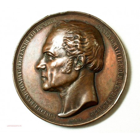 Médaille Hommage à A-D. LOURMAND  reconnaissance des auditrices