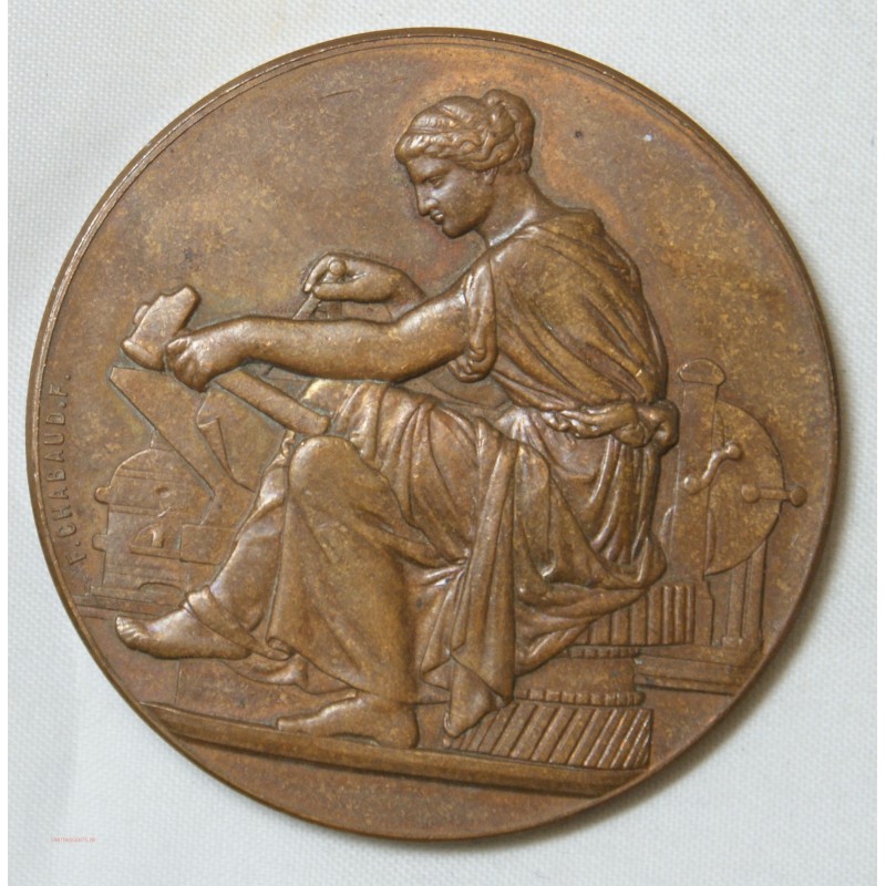 Médaille Exposition Universelle 1889 par F. CHABAUD. F.