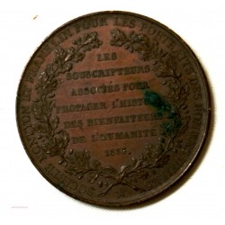 MEDAILLE de Franc-maçon FRANKLIN & MONTYON 1833