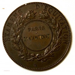 Médaille Société Hippique Française - Examens D'équitation Paris 1899