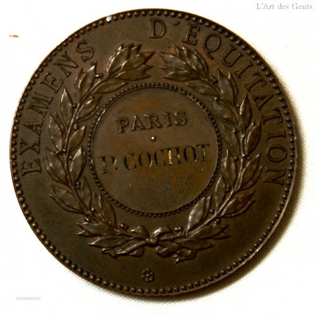 France Medal Société Hippique Française 1912 A. De Fayolle (Officier