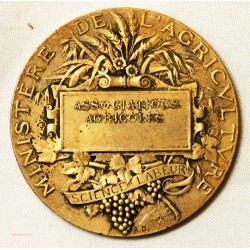Médaille Agriculture  République Française  signée A.Dubois argent