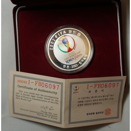 KOREA-JAPAN FIFA WORLD CUP, 10 000 WON 2002 PROOF avec certificat