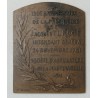 Médaille  plaque bronze  150e Anniversaire Présidence de J. TURGOT 1911