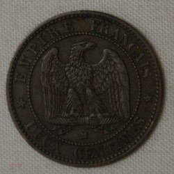 NAPOLEON III 2 centimes 1853 MA TB+ COTE 80€