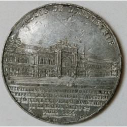 MEDAILLE NAPOLEON III, EXPO UNIVERSELLE 1855 palais industrie par CAQUE.F.