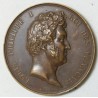 MEDAILLE Louis Philippe Ier, attribuée  Instituteur à Chinon 1831 par BARRE
