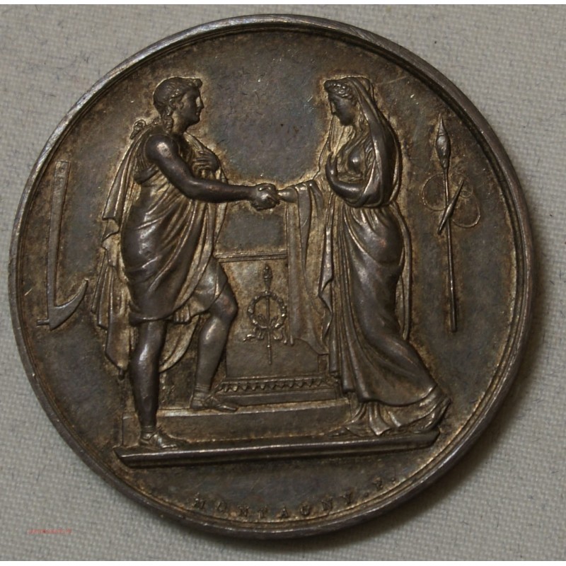Médaille argent Mariage attribué 1841