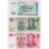 LOT 3 BILLETS DE CHINE 20 50 100 YUAN L'ART DES GENTS AVIGNON