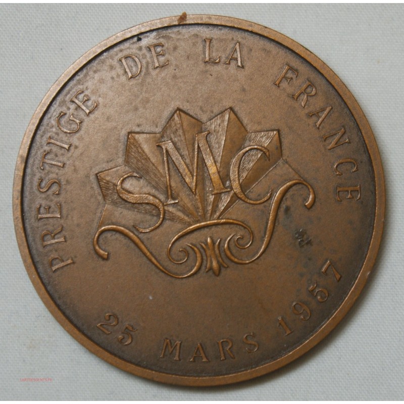 Médaille Prestige de la France, SMC Société Marseillaise de Crédit 25-3-1957
