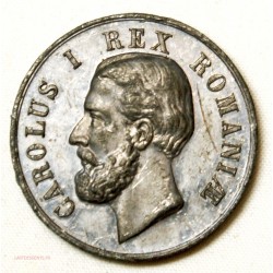 Médaille CAROLUS I REX ROMANIAE BENE MERENTI (après 1881) lartdesgents.fr Avignon