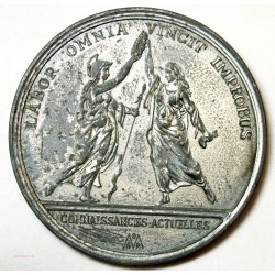 Médaille étain de jean Batiste Colbert -  l'art des gents Avignon