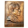 Médaille plaque Louis Pasteur Exposition Strasbourg 1923