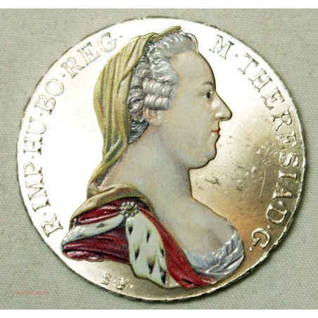 Autriche - Thaller Marie Thérèse 1780 colorisée (refrappe)