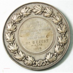 MEDAILLE  HIPPOCRATE attribuée à Lyon 1928 par E. DUBOIS