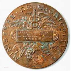 Médaille AGRICULTURE de GRIGNON 1895 par H. PONSCARME
