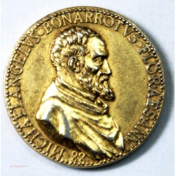 Médaille Michael Angelus Bonarrotus Flora esann