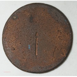 Médaille uniface Rouget de Lisle auteur Marseillaise 1833 recto+verso