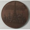 Médaille en Bronze Souvenir de l'ascension de la Tour Eiffel 1889
