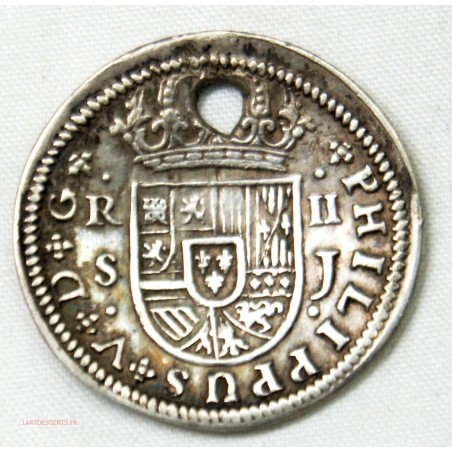 Espagne - 2 Reis 1721 Seville, Philippe V