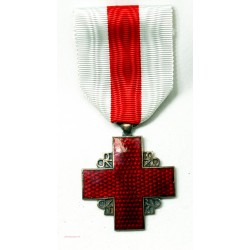 Insignes récompense de la croix rouge Française de collection. ARGENT ET BRONZE