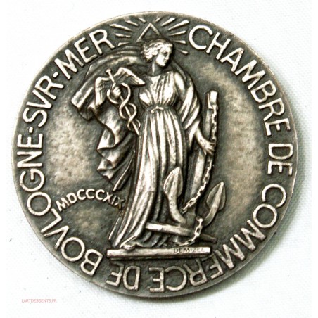 Medaille Chambre de Commerce de Boulogne sur Mer 1931
