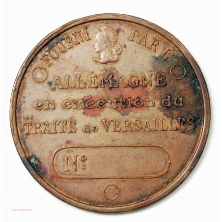 Médaille, fourni par l'Allemagne en exécution du traité de Versailles