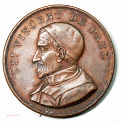Médaille  Saint Vincent de Paul par O. TROTIN