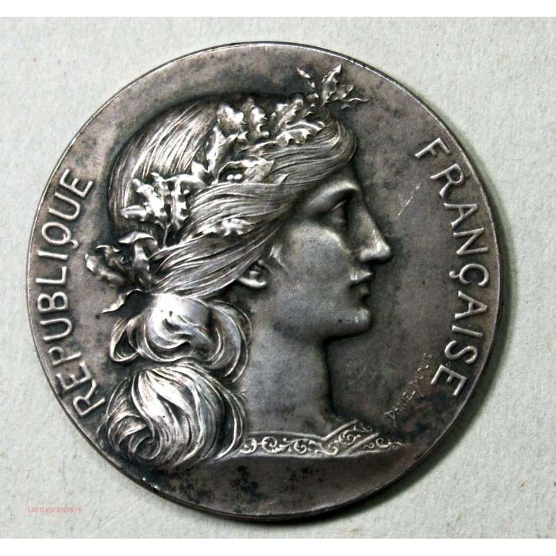 Médaille école d'arts et métiers de Cluny 1905 argent par daniel Dupuis