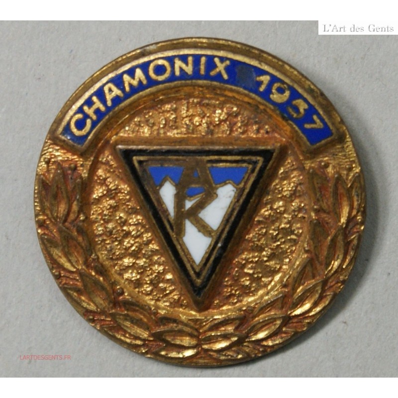 Médaille INSIGNE Chamonix 1937 par A. AUGIS LYON
