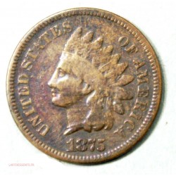 USA -  1 cent 1875 indian head