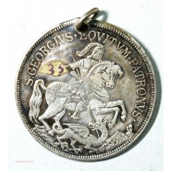 Médaille de soldat Saint Georges  "intemperstate securitas"
