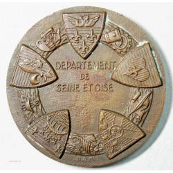 Médaille bronze Département Seine et Oise  par R.B. BARON