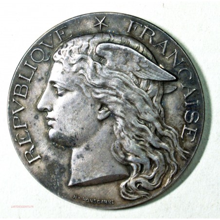 Médaille argent Ministère de l' Agiculture HIPPIQUE TOULOUSE 1895 par H. POINSCARME