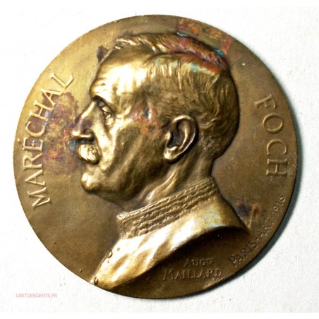 Médaille MARECHAL FOCH 1918 par A. Maillard