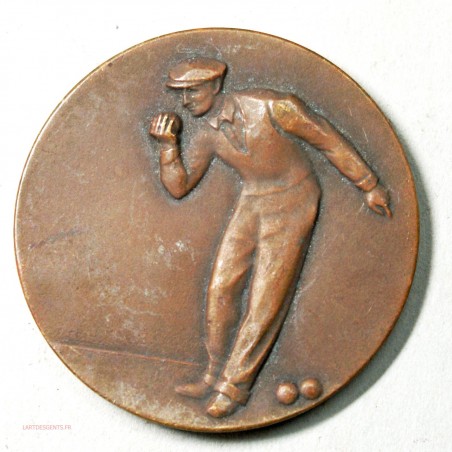 Médaille  de pétanque  (5) lartdesgents.fr Avignon