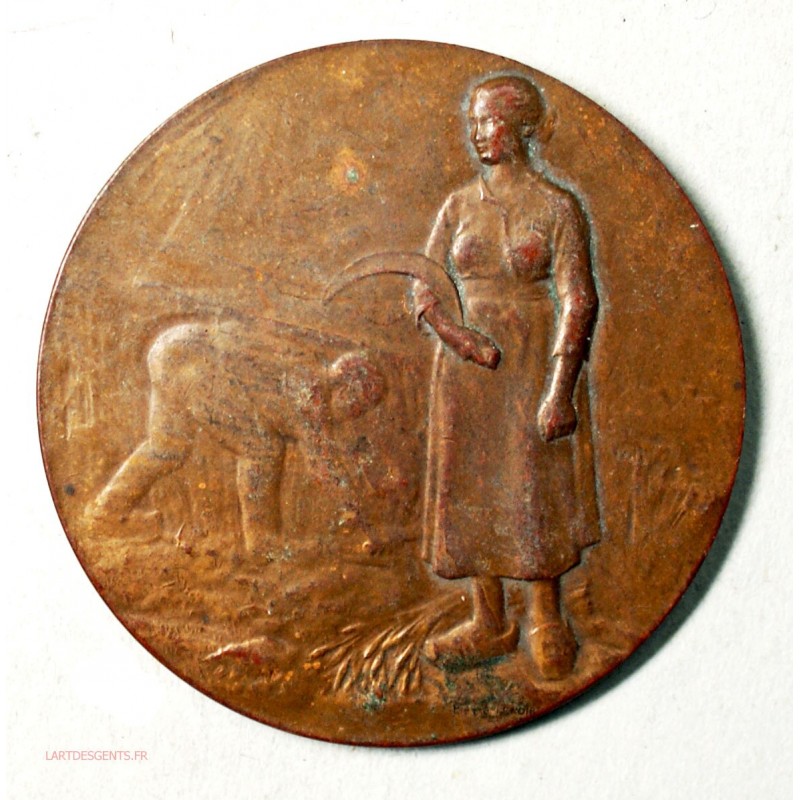 Médaille  cueillette par LENOIR (1) lartdesgents Avignon