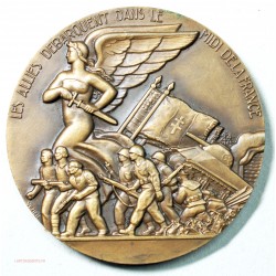 Médaille bronze, Les alliés débarquent dans le midi..par VEZIEN