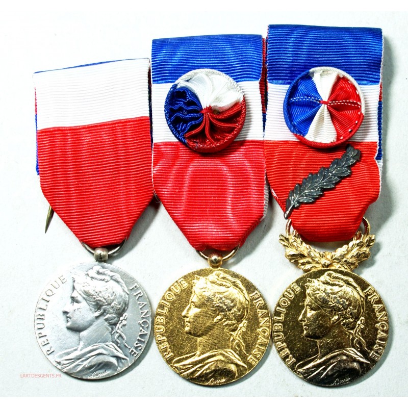 Médailles du travail attribuées, Lartdesgents.fr