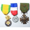 Médailles "1914-1918, valeur et discipline + travail (attribuée)", lartdesgents.fr Avignon