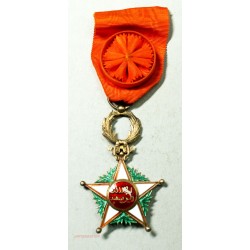 Médaille Maroc: Officier de l'ordre du Ouissam Alaouite, lartdesgents.fr Avignon