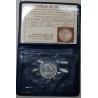 Médaille argent scellée du Pape Jean Paul II avec certificat de garantie