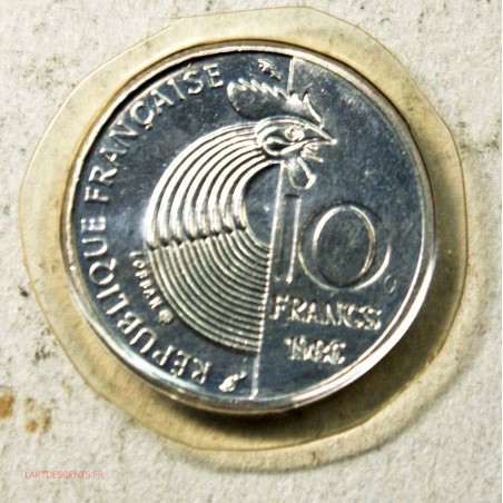 Moderne SCHUMAN 10 Francs 1986 sous scellée FDC, lartdesgents.fr