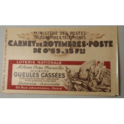 CARNET 20 timbres 65c bleu Alger Casbah neuf**