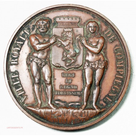 Médaille Ville Royale de COMPIEGNE, école communale de Musique