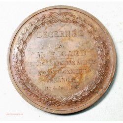 Medaille société d'encouragement décernée en 1858 par Tiolier.F