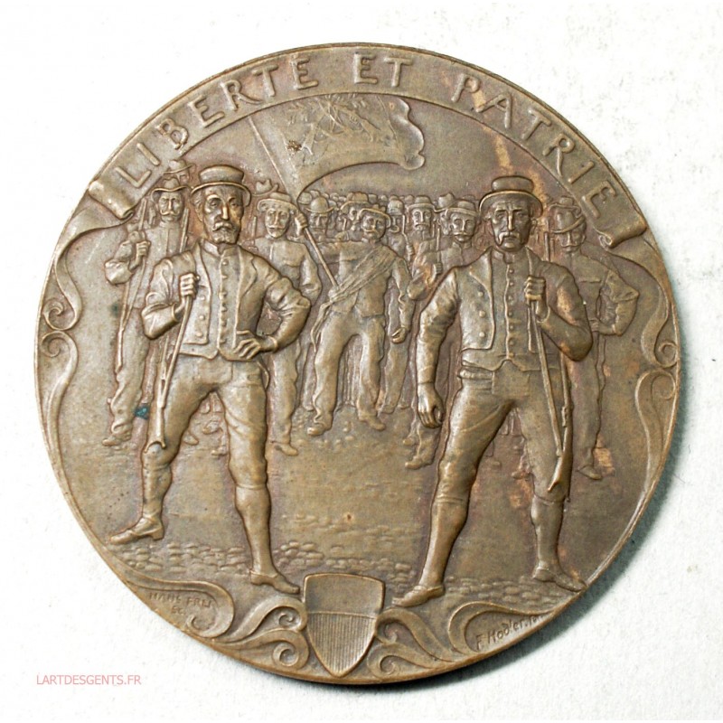 Medaille Bronze de tir Carabiniers de Lausanne 1900