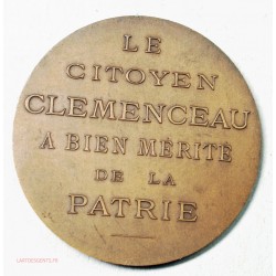Médaille Georges Clémenceau 1918, mérite de la Patrie par HN