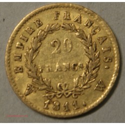 Napoléon Ier laurée, 20 Francs 1811 W Lille, lartdesgents.fr
